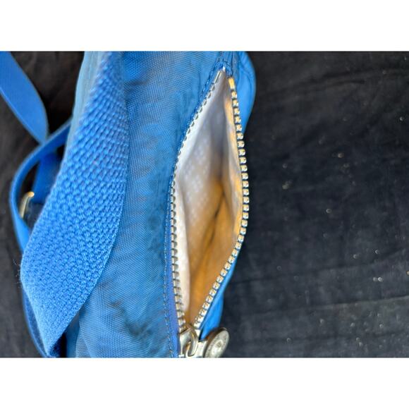 Kipling Bright Blue Small Crossbody Bag Purse + Monkey Fob AC8280 - Picture 8 of 10